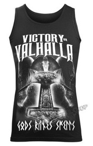 koszulka na ramiączkach VICTORY OR VALHALLA - GODS AND RUNES