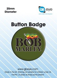 przypinka BOB MARLEY - LOGO