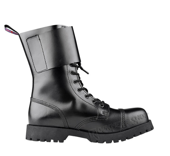 glany NEVERMIND - CZARNE (10 dziurek + opinacze) polerowane