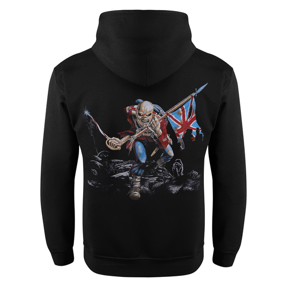 bluza IRON MAIDEN - TROOPER, rozpinana z kapturem 