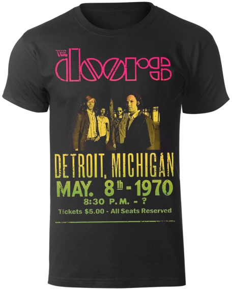 koszulka THE DOORS - GRADIENT SHOW POSTER