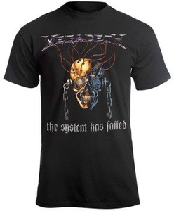 koszulka MEGADETH - SYSTEM HAS FAILED