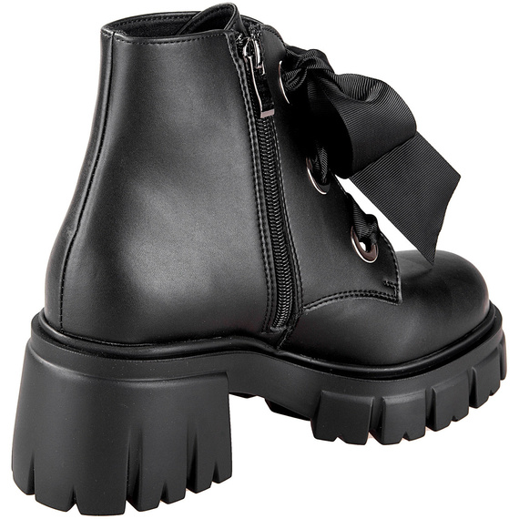 botki damskie ALTERCORE czarne (ANASTASIA VEGAN BLACK)