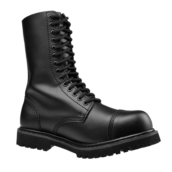 glany BRANDIT - VEGANTOM (14 dziurek - CZARNE), USZKODZONE