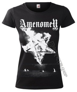 bluzka damska AMENOMEN - PENTAGRAM BURN (OMEN067DA)