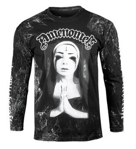 longsleeve AMENOMEN - NUN (OMEN025LO ALLPRINT WHITE)