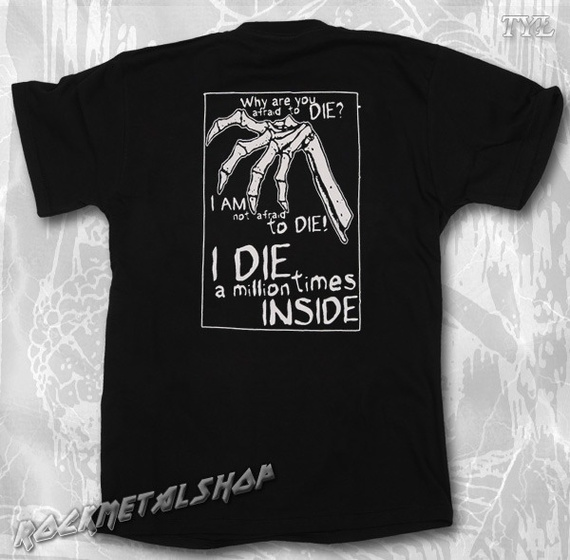 koszulka LEGION OF THE DAMNED - AFRAID TO DIE