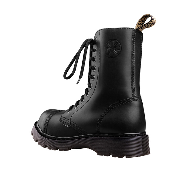 glany STEEL - BLACK (10 dziurek)