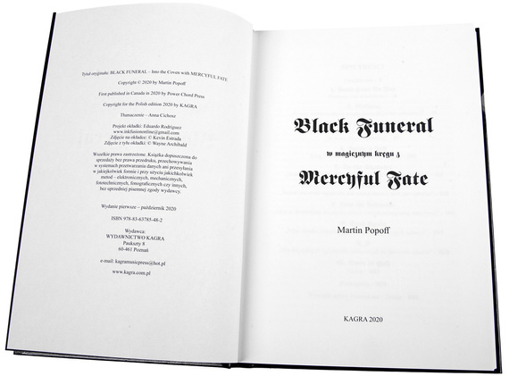 książka BLACK FUNERAL - W MAGICZNYM KRĘGU MERCYFUL FATE - Martin Popoff