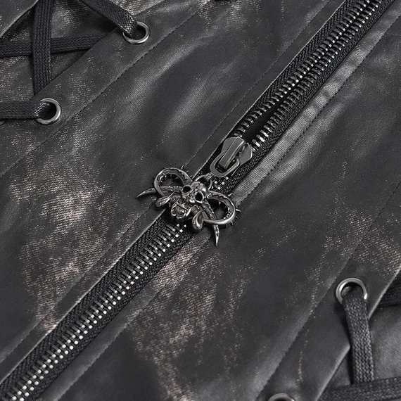 kamizelka DEVIL FASHION - BLACK GOTHIC PUNK 