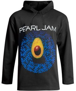 bluza PEARL JAM - AVOCADO czarna, z kapturem