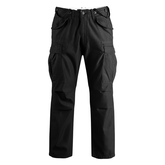 spodnie bojówki VINTAGE FATIGUES M65 czarne