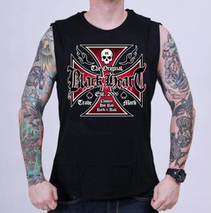 bezrękawnik BLACK HEART - CROSS