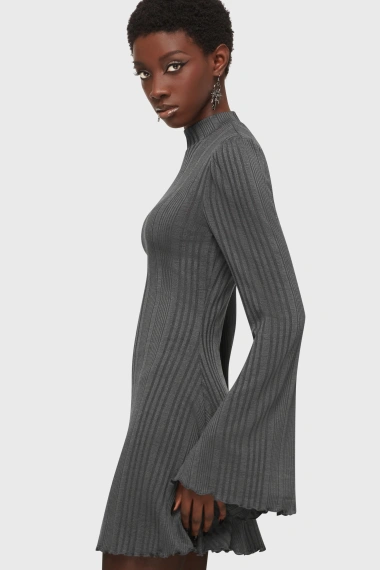 sukienka KILLSTAR - OF THE BLADE (GREY)