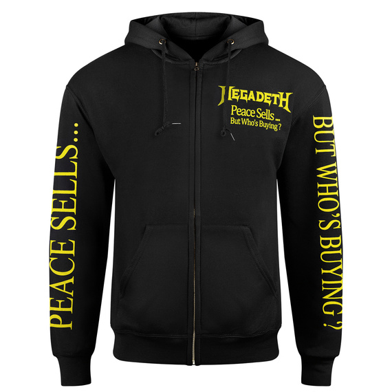 bluza MEGADETH - PEACE SELLS... BUT WHO'S BUYING? rozpinana z kapturem