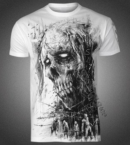 koszulka ZOMBIE - DEFEND SURVIVE biała