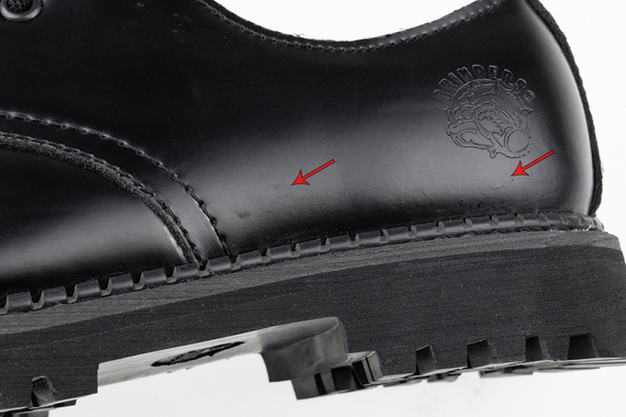 glany GRINDERS - PERCIVAL (CS BLACK) 3-dziurkowe, USZKODZONE