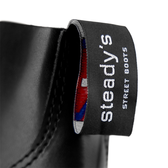 glany STEADY'S - 6 dziurek, czarne (N-REX/6)