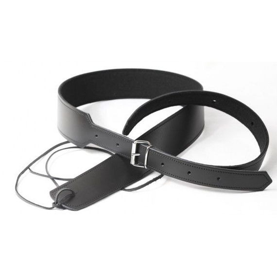 pas do gitary SKÓRZANY gładki