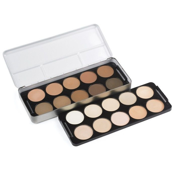 paleta farb do twarzy i ciała WET COVER FOUNDATION PALETTE 20 KOLORÓW