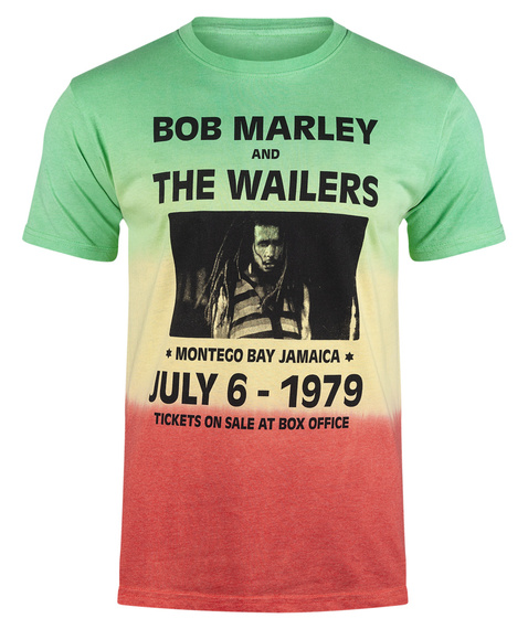 koszulka BOB MARLEY - MONTEGO BAY, barwiona, USZKODZONA
