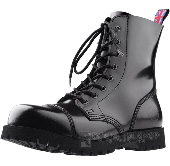 glany NEVERMIND - CZARNE (8 dziurek) polerowane, USZKODZONE