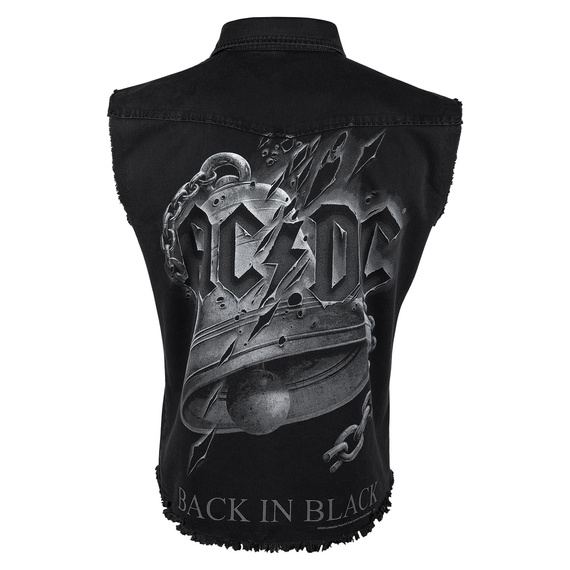 workshirt AC/DC - BACK IN BLACK bez rękawów