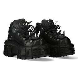 buty NEW ROCK CRUST NEGRO, TANK NEGRO sin herrajes [M-106G-C1]