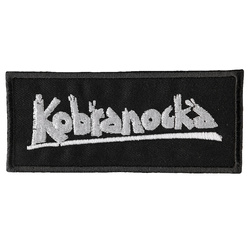 naszywka KOBRANOCKA - LOGO white