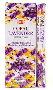 kadzidełka COPAL LAVENDER (LAWENDA), zestaw 6 opakowań (120 szt.)