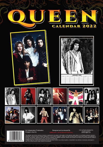kalendarz QUEEN 2022