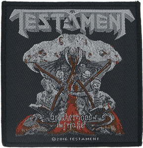 naszywka TESTAMENT - BORTHERHOOD OF THE SNAKE