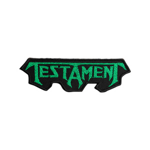 naszywka termiczna TESTAMENT - GREEN LOGO