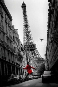 plakat LA VESTE ROUGE