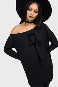 bluzka damska KILLSTAR - SATANIC OMEN, USZKODZONA