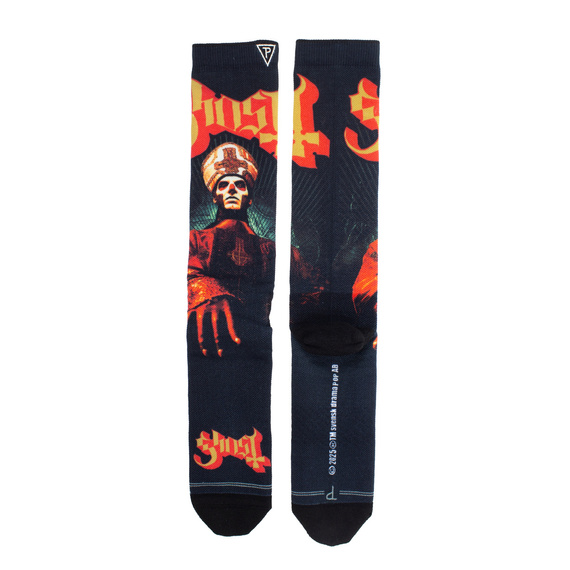 skarpetki GHOST- PAPA EMERITUS - RED/GOLD