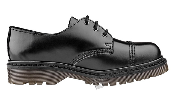 glany NEVERMIND - CZARNE (3 dziurki) polerowane