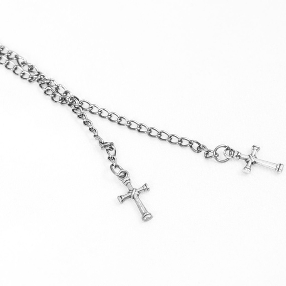 kardigan DEVIL FASHION - BLACK AND RED GOTHIC 