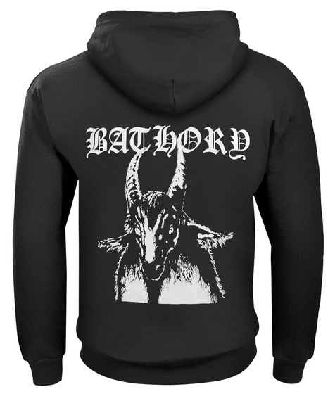 bluza BATHORY - GOAT rozpinana, z kapturem