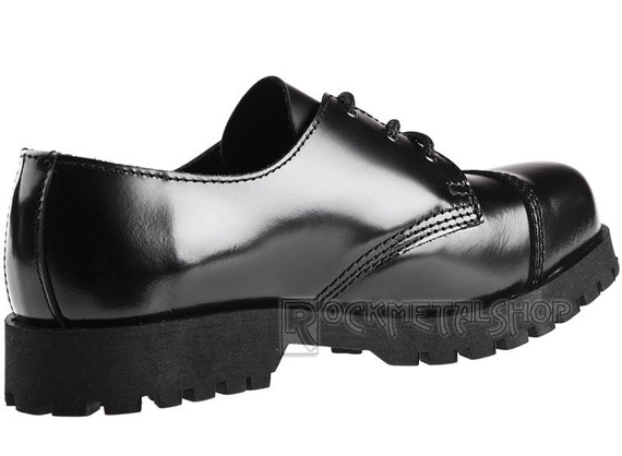 glany NEVERMIND - CZARNE (3 dziurki) polerowane