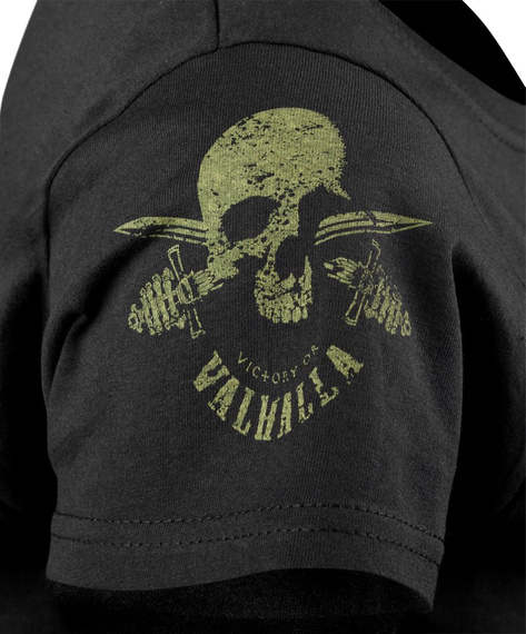bluzka damska VICTORY OR VALHALLA - CROW SKULL