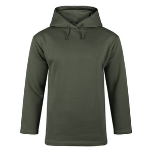 bluza SZARO-OLIWKOWA bez nadruku z kapturem