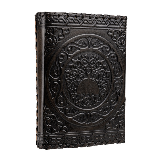 notes/zeszyt w skórzanej oprawie PENTAGRAM