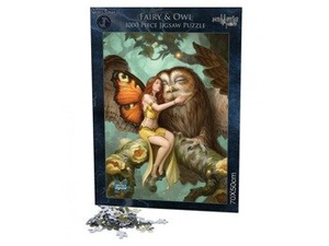 puzzle NEMESIS NOW - FAIRY AND OWL, 70x 50 cm