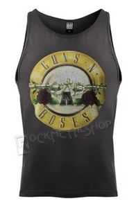 koszulka na ramiączka GUNS N' ROSES - DRUM charcoal