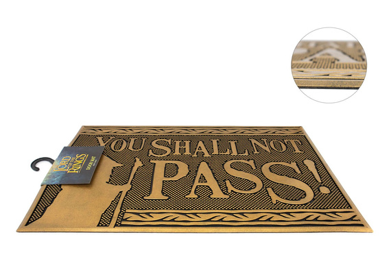 wycieraczka LORD OF THE RINGS - YOU SHALL NOT PASS  gumowa