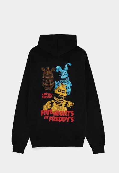 bluza FIVE NIGHTS AT FREDDY'S - CAN YOU SURVIVE, rozpinana z kapturem