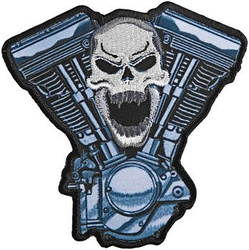 naszywka termiczna SKULL