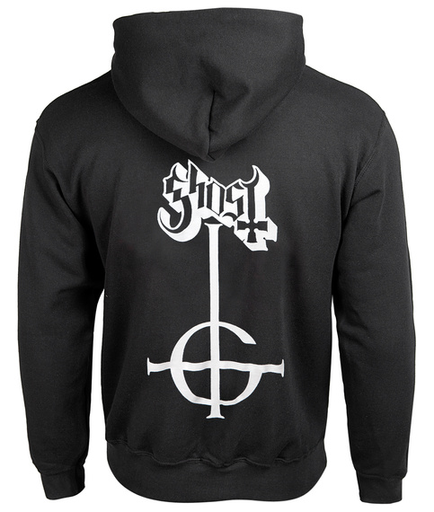 bluza GHOST - LOGO rozpinana, z kapturem