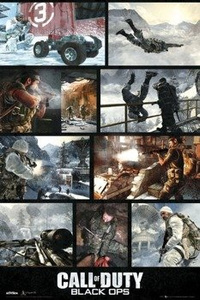 plakat CALL OF DUTY BLACK OPS -  SCREENSHOTS